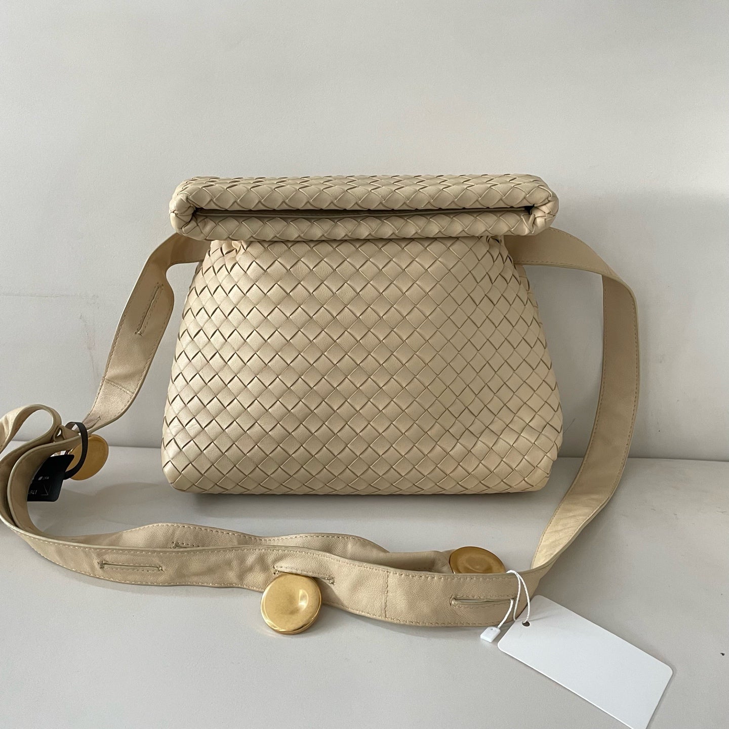 Bottega Veneta - Fold - Leather - Beige - (medium)
