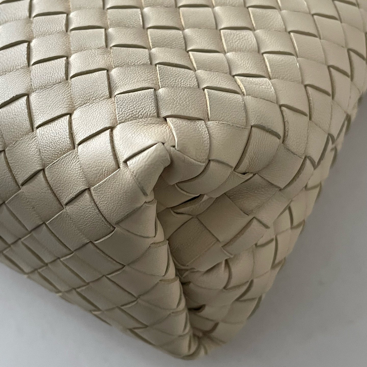 Bottega Veneta - Fold - Leather - Beige - (medium)