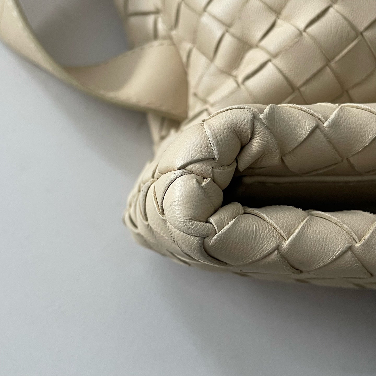 Bottega Veneta - Fold - Leather - Beige - (medium)