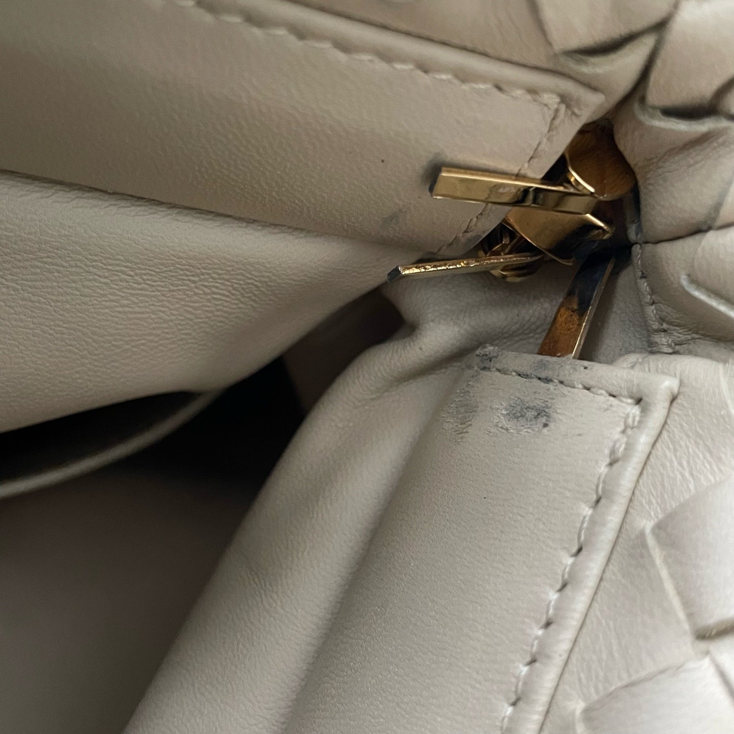 Bottega Veneta - Fold - Leather - Beige - (medium)