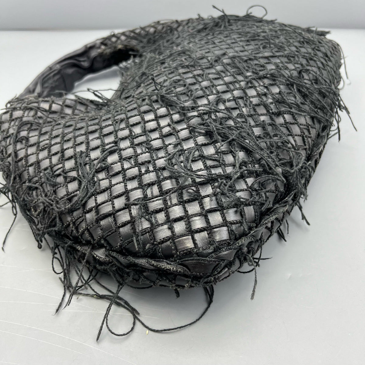 Bottega Veneta - Fringe Hobo Bag - Leather - Black