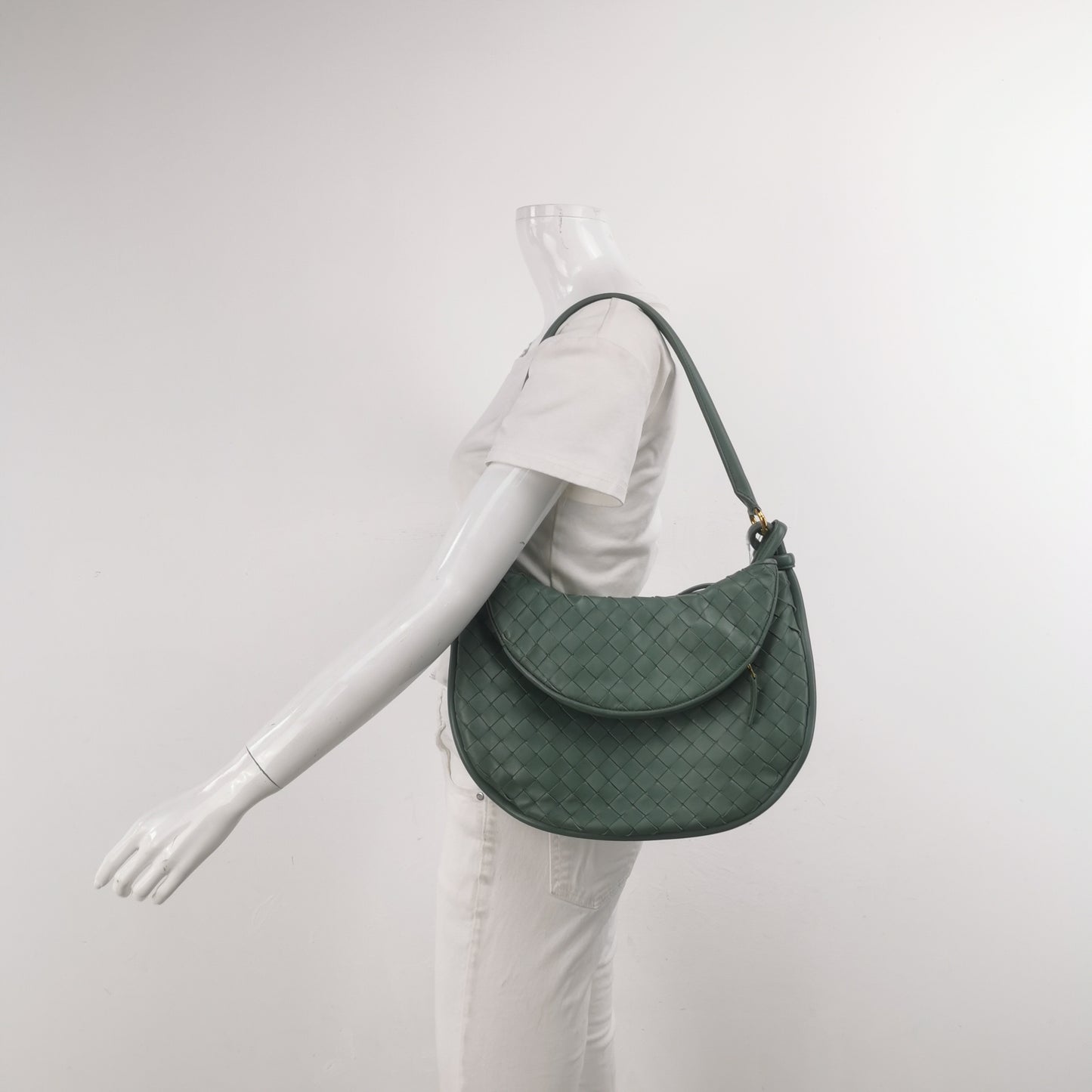 Bottega Veneta - Gemelli - Leather - Green - (medium)