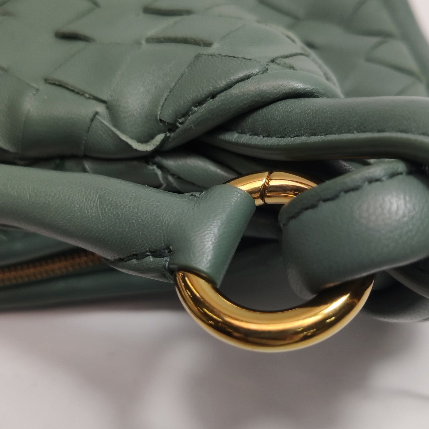 Bottega Veneta - Gemelli - Leather - Green - (medium)