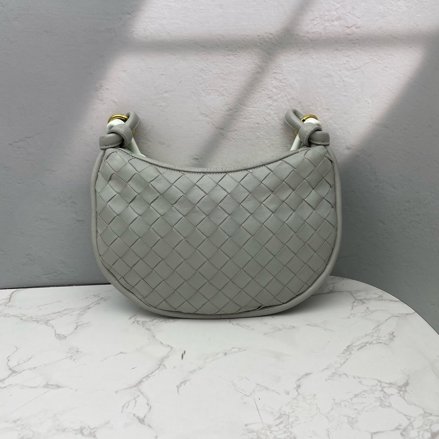 Bottega Veneta - Gemelli - Leather - Grey - (medium)