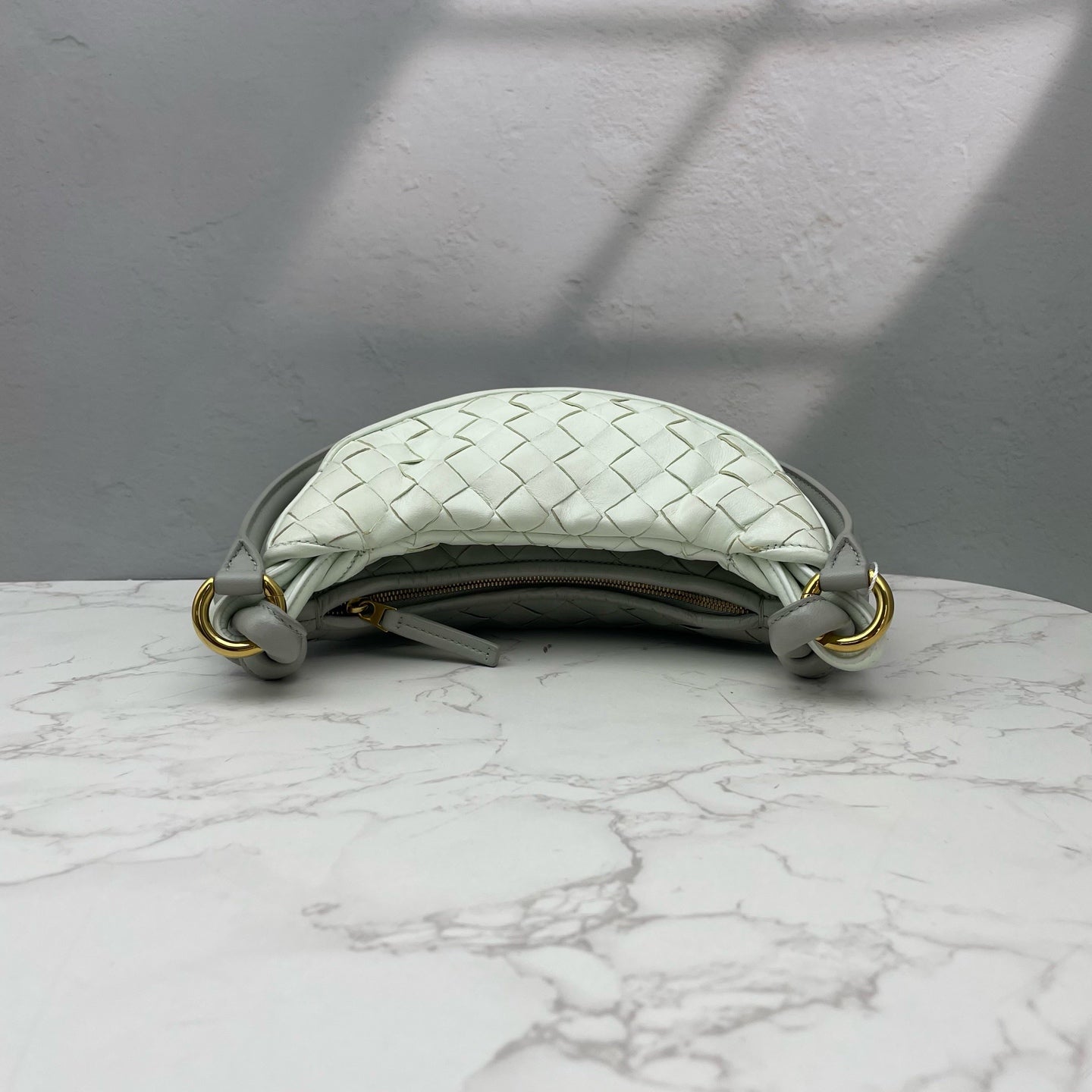 Bottega Veneta - Gemelli - Leather - Grey - (medium)