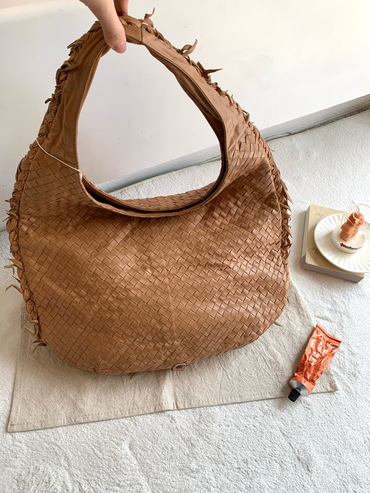 Bottega Veneta - Gemini - Leather - Camel - (Large)