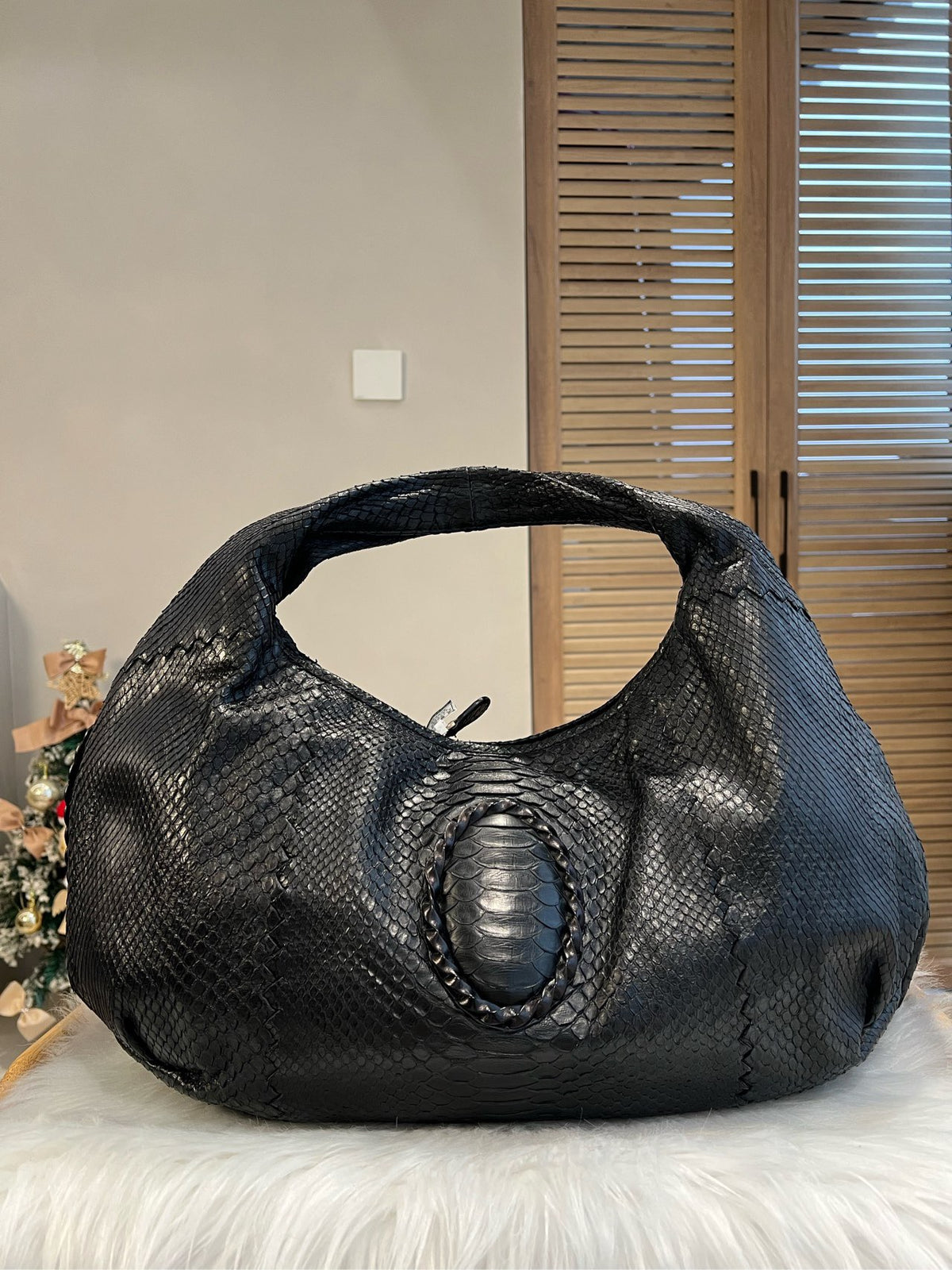 Bottega Veneta - Hobo Bag - Exotic leathers - Python - Black - (medium)