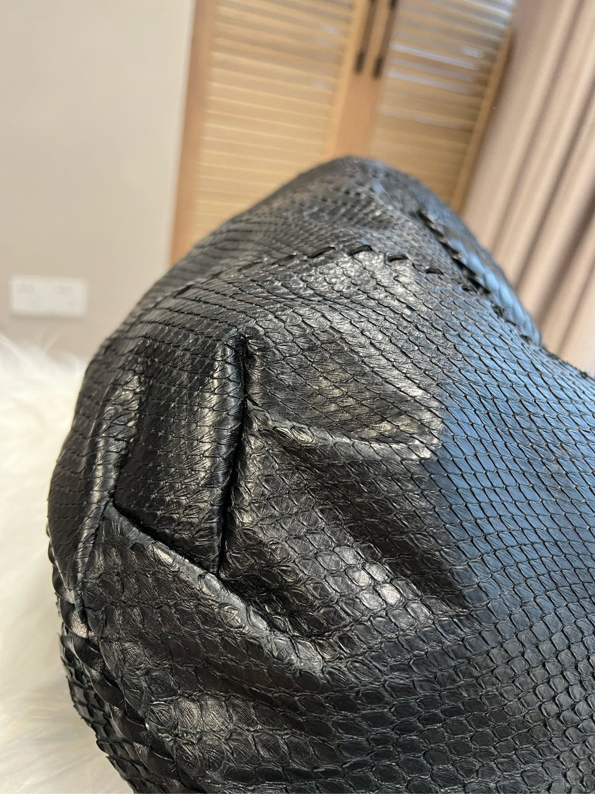 Bottega Veneta - Hobo Bag - Exotic leathers - Python - Black - (medium)