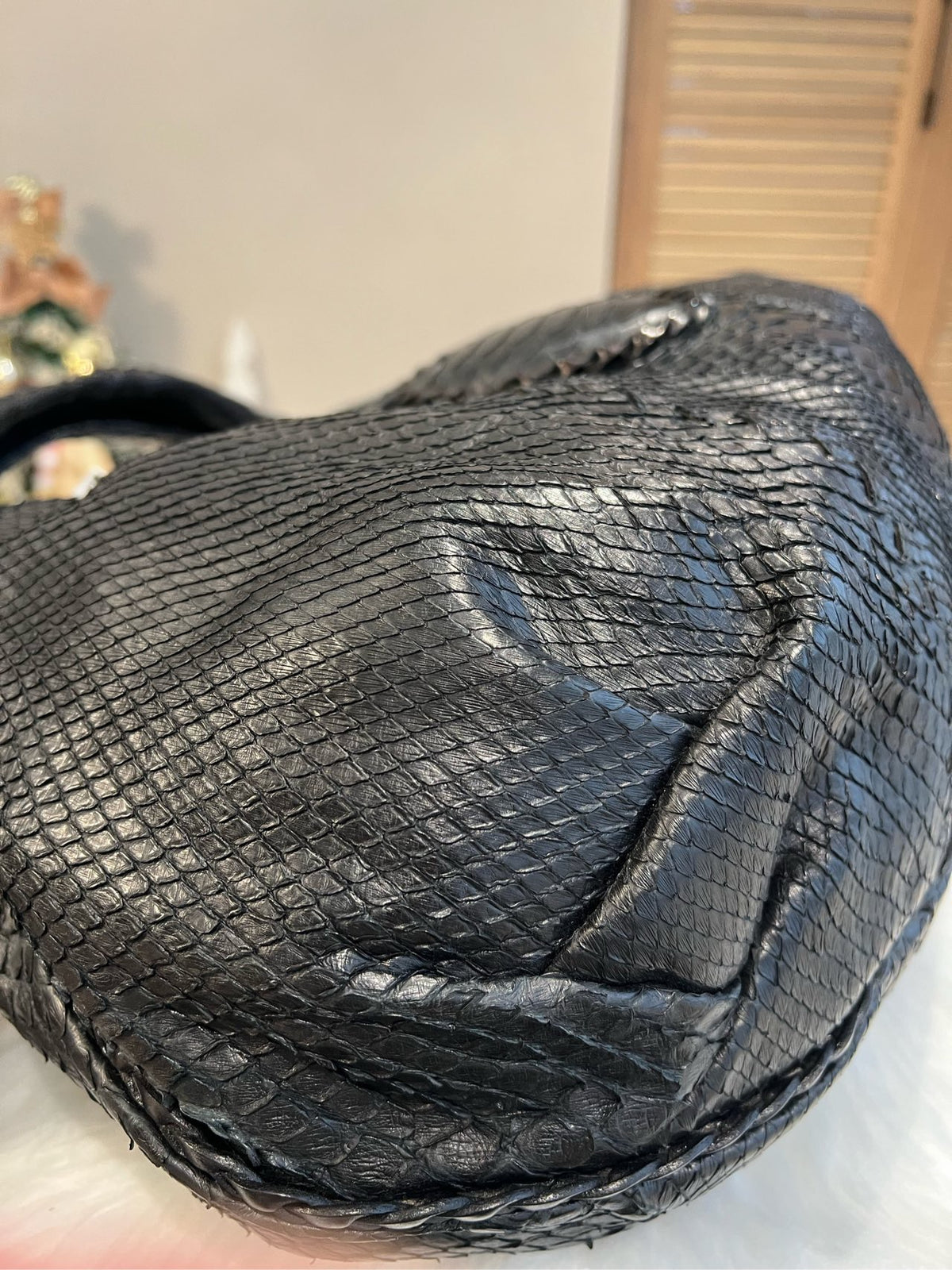 Bottega Veneta - Hobo Bag - Exotic leathers - Python - Black - (medium)