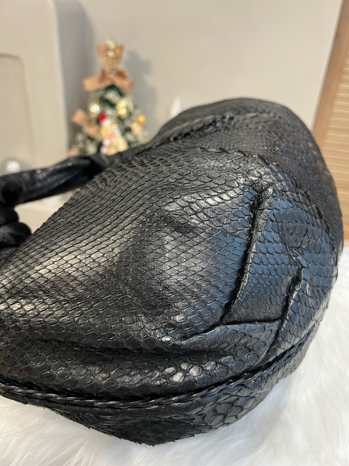 Bottega Veneta - Hobo Bag - Exotic leathers - Python - Black - (medium)