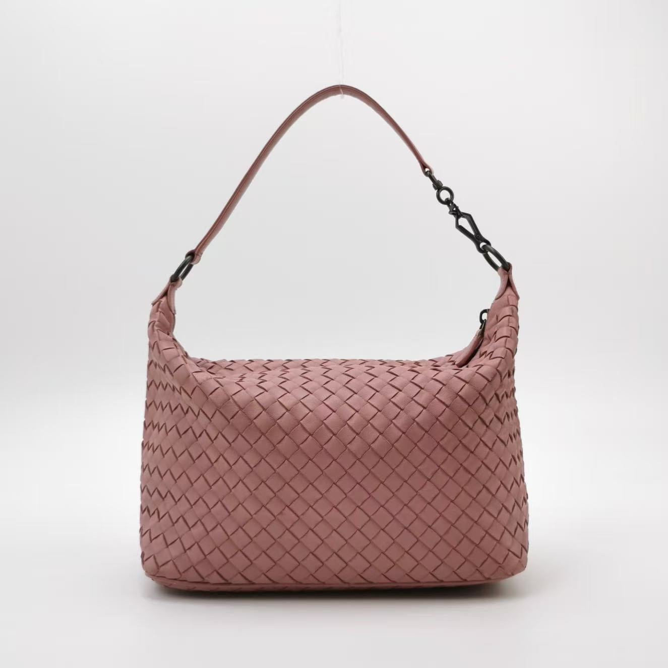 Bottega Veneta - Hobo Bag - Lambskin leather - Pink - (Medium)