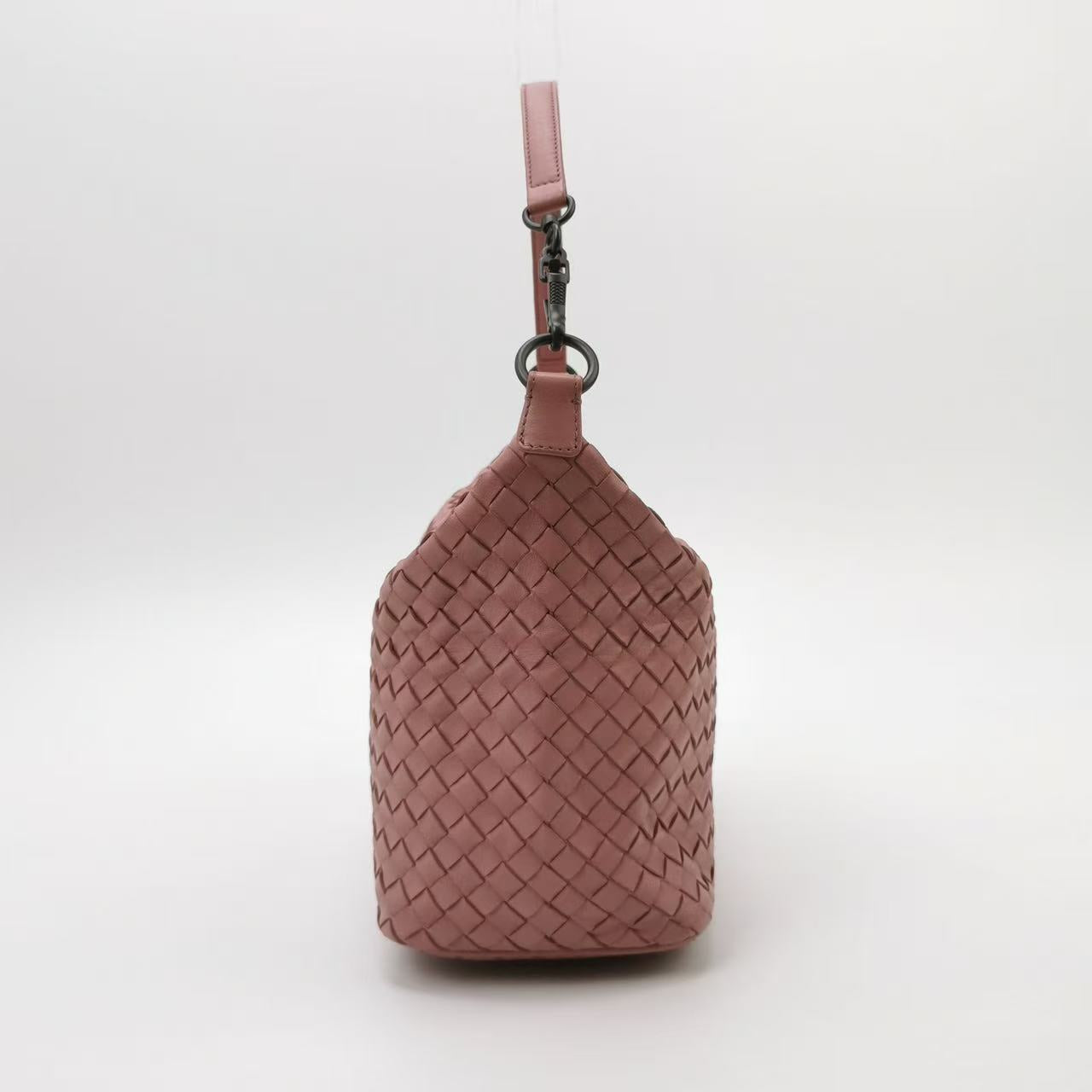 Bottega Veneta - Hobo Bag - Lambskin leather - Pink - (Medium)