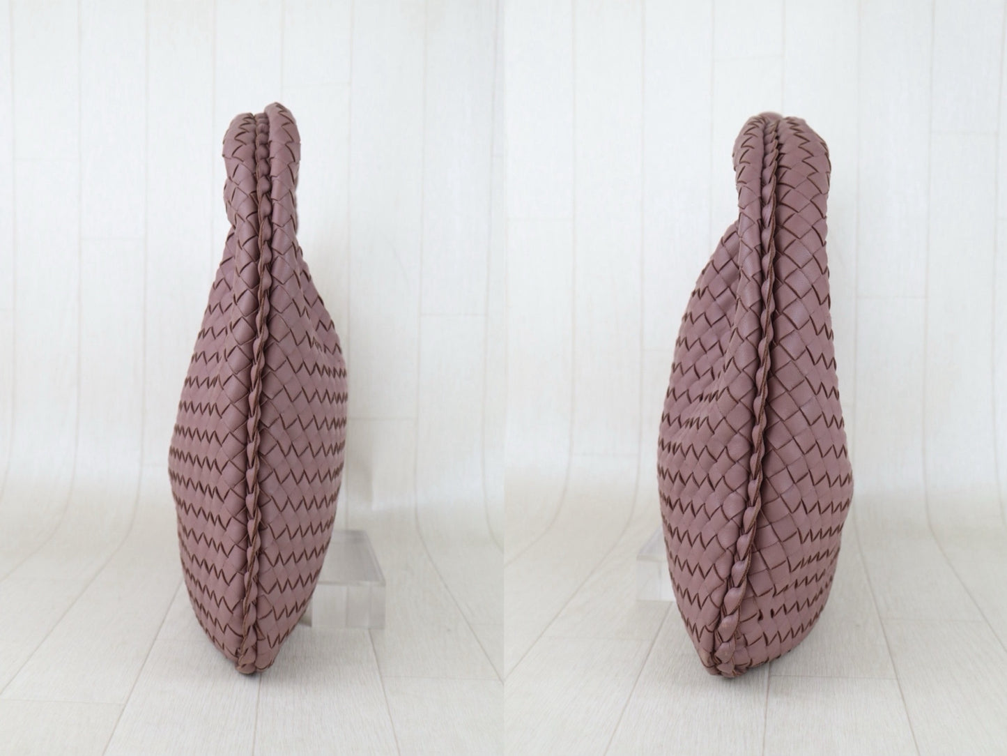 Bottega Veneta - Hobo Bag - Leather - Beige - (small)