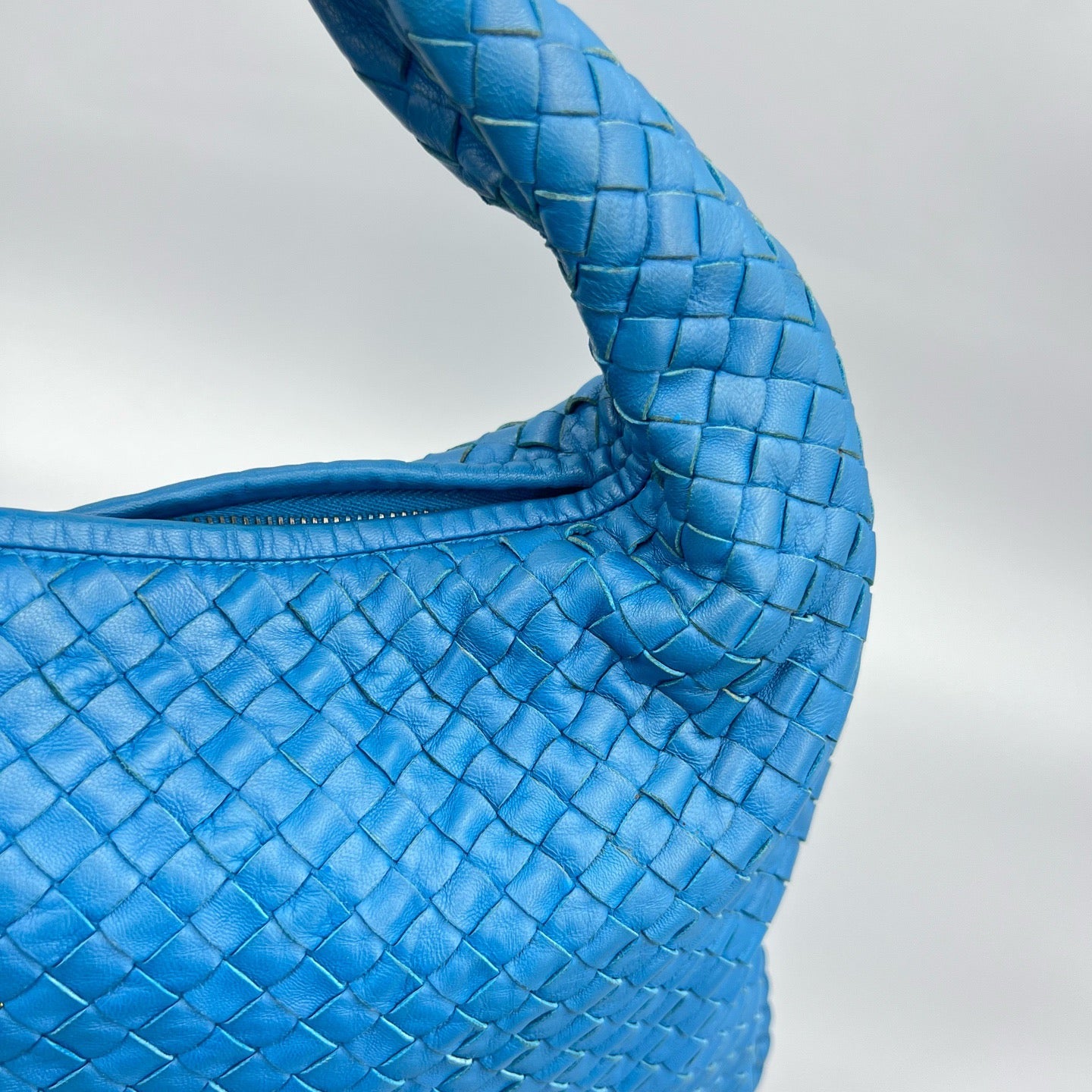 Bottega Veneta - Hobo bag - Leather - Blue - (Large)