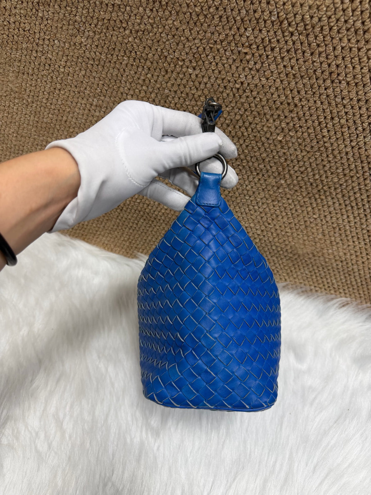 Bottega Veneta - Hobo Bag - Leather - Blue - (small)