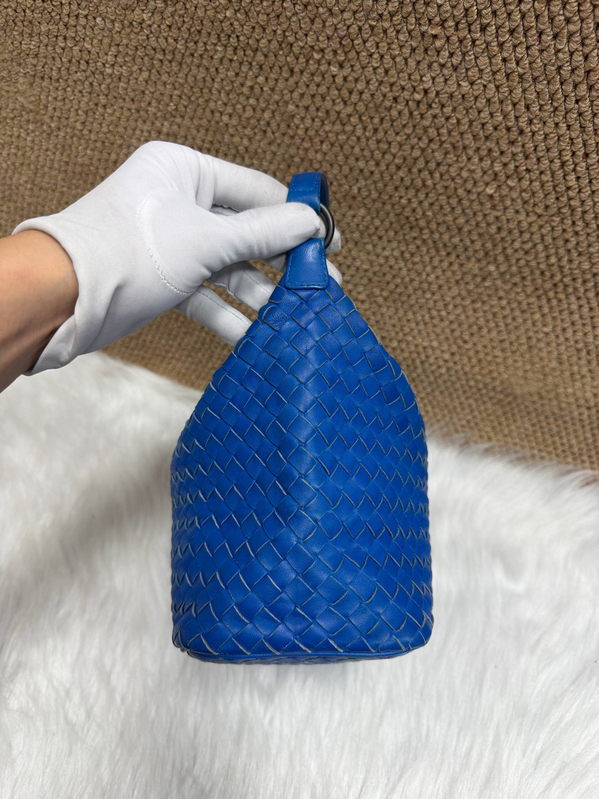 Bottega Veneta - Hobo Bag - Leather - Blue - (small)