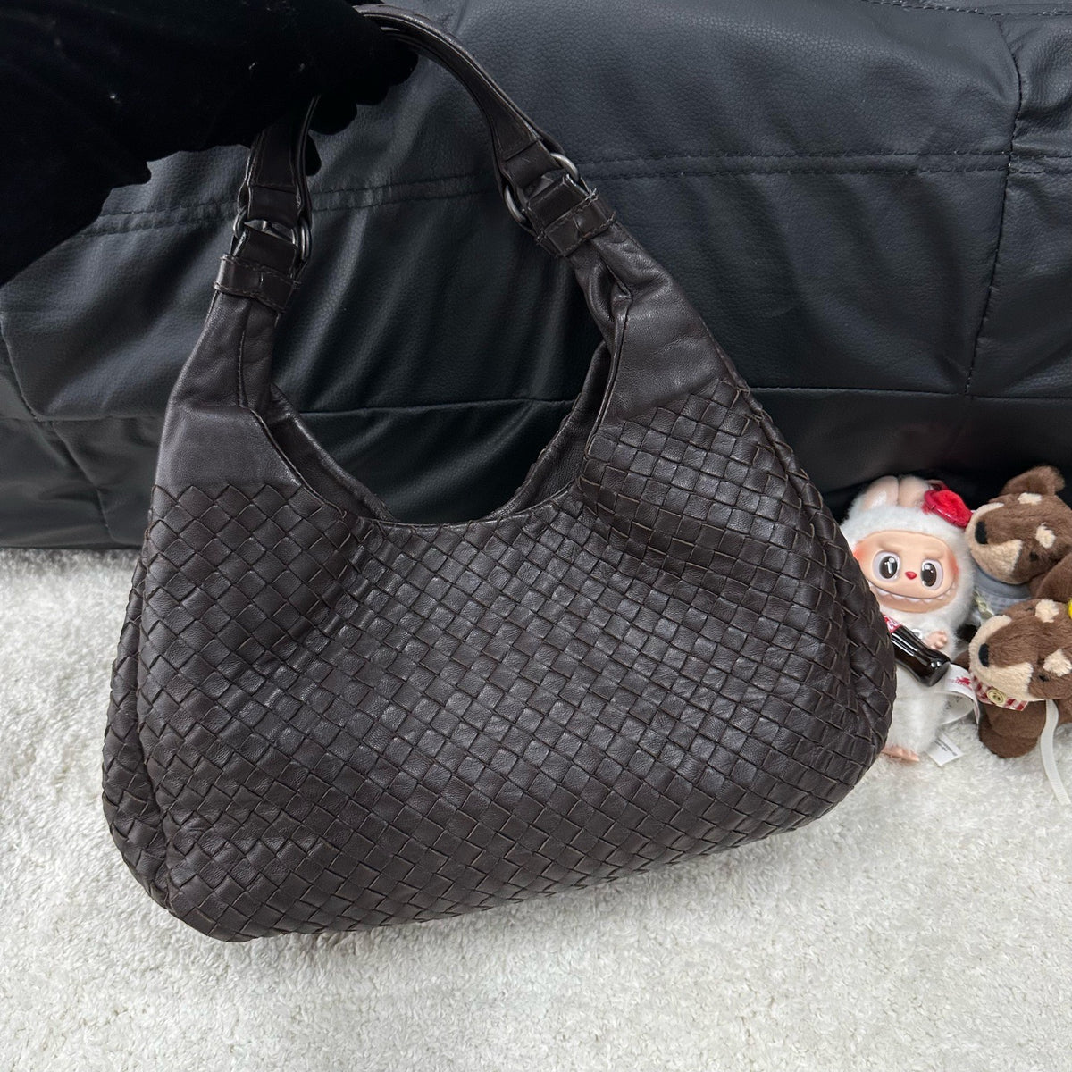 Bottega Veneta - Hobo Bag - Leather - Brown - (small)