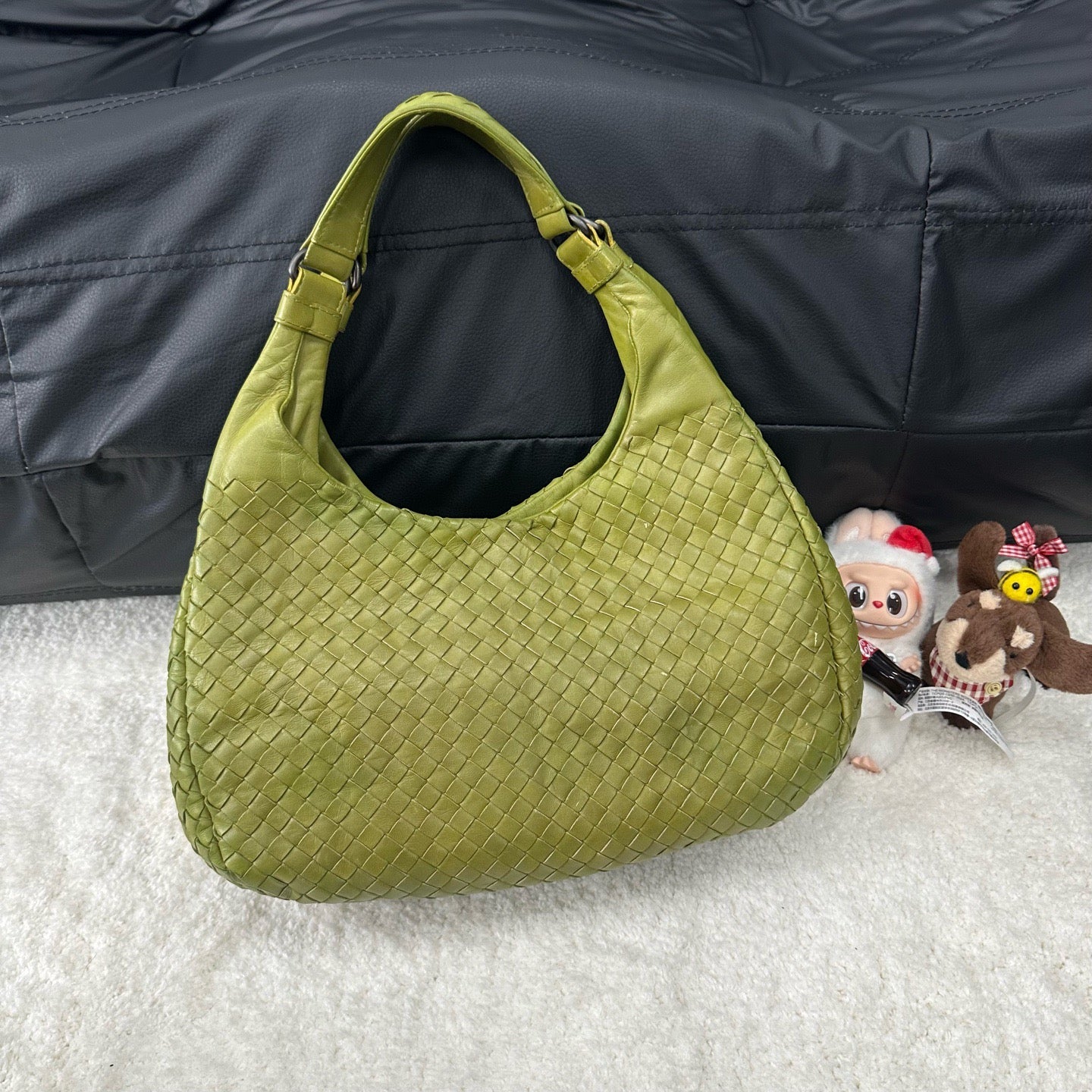 Bottega Veneta - Hobo Bag - Leather - Green - (small)