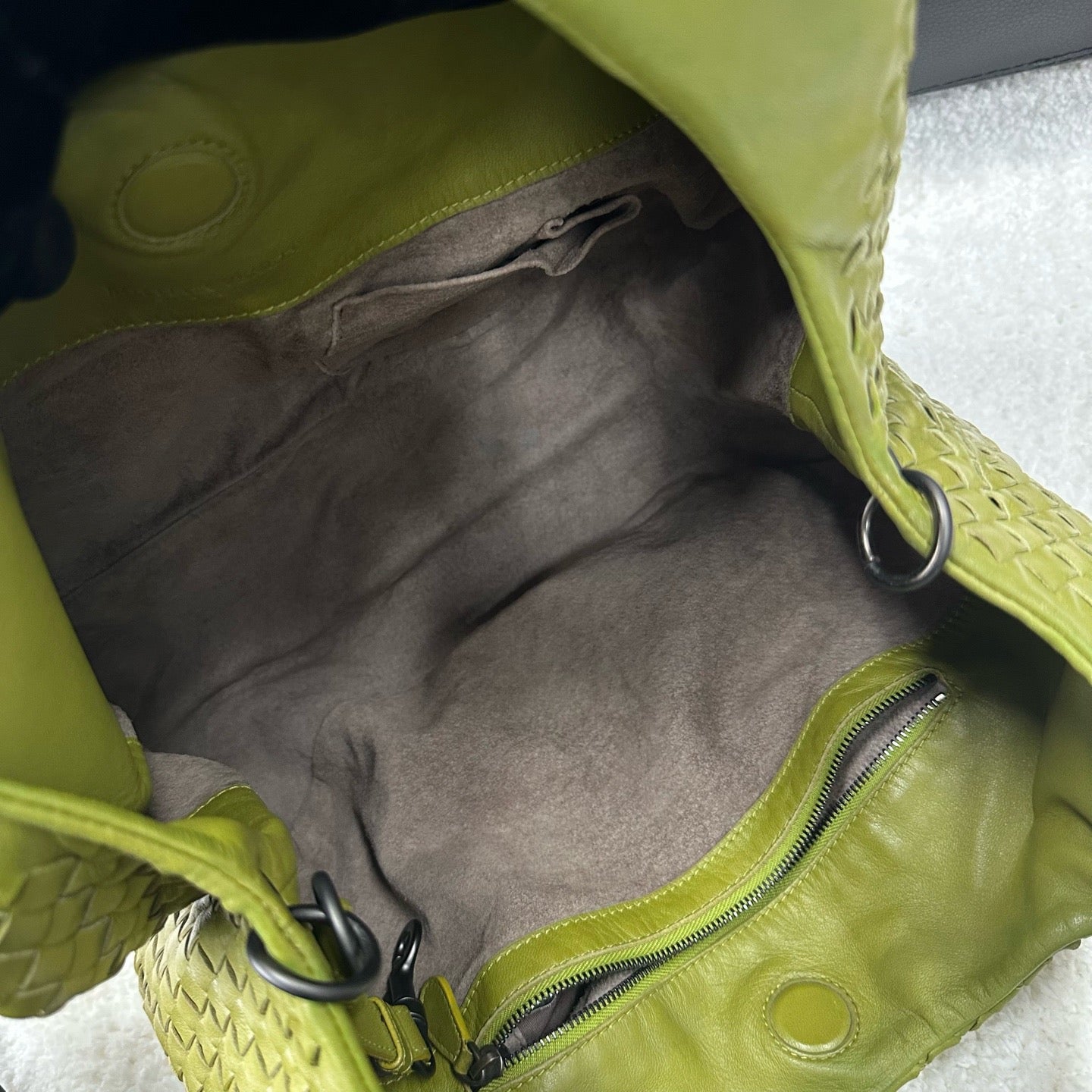 Bottega Veneta - Hobo Bag - Leather - Green - (small)