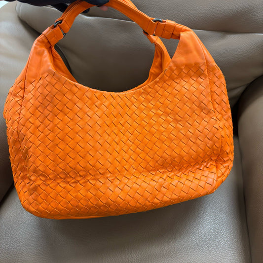 Bottega Veneta - Hobo Bag - Leather - Orange - (small)