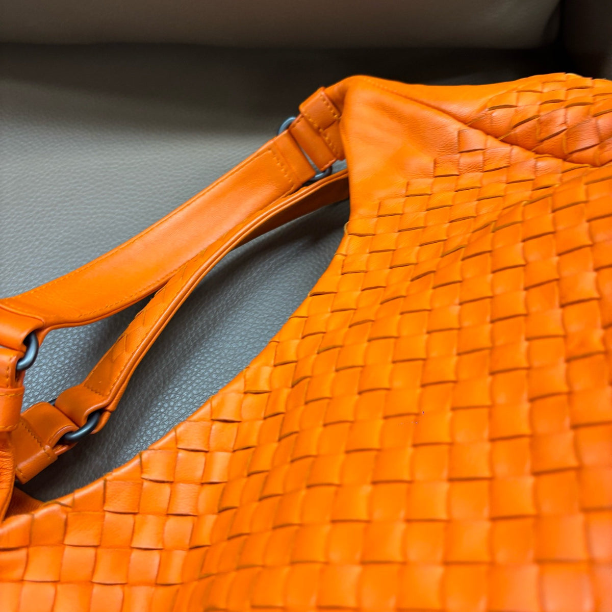 Bottega Veneta - Hobo Bag - Leather - Orange - (small)