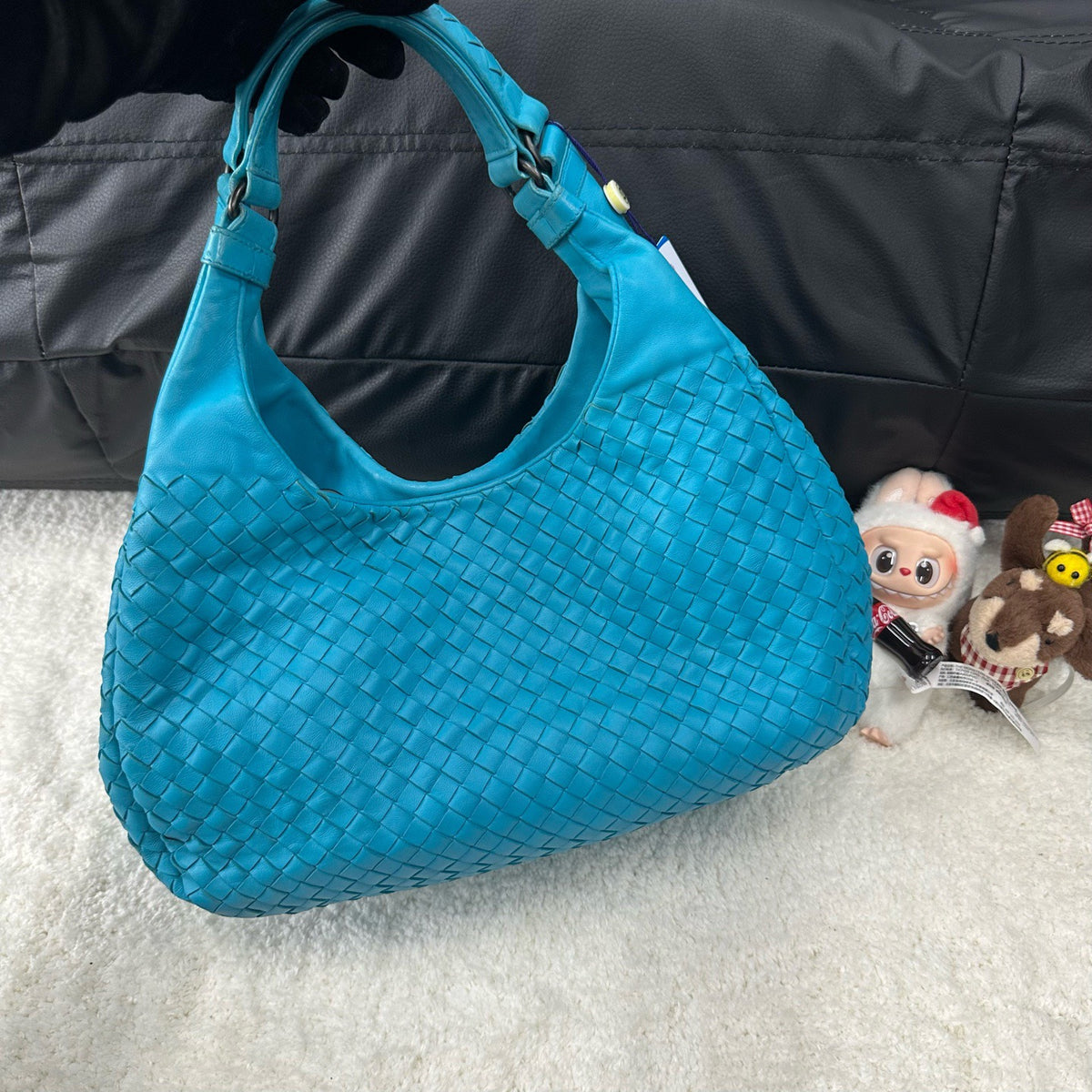 Bottega Veneta - Hobo - Leather - Blue - (small)