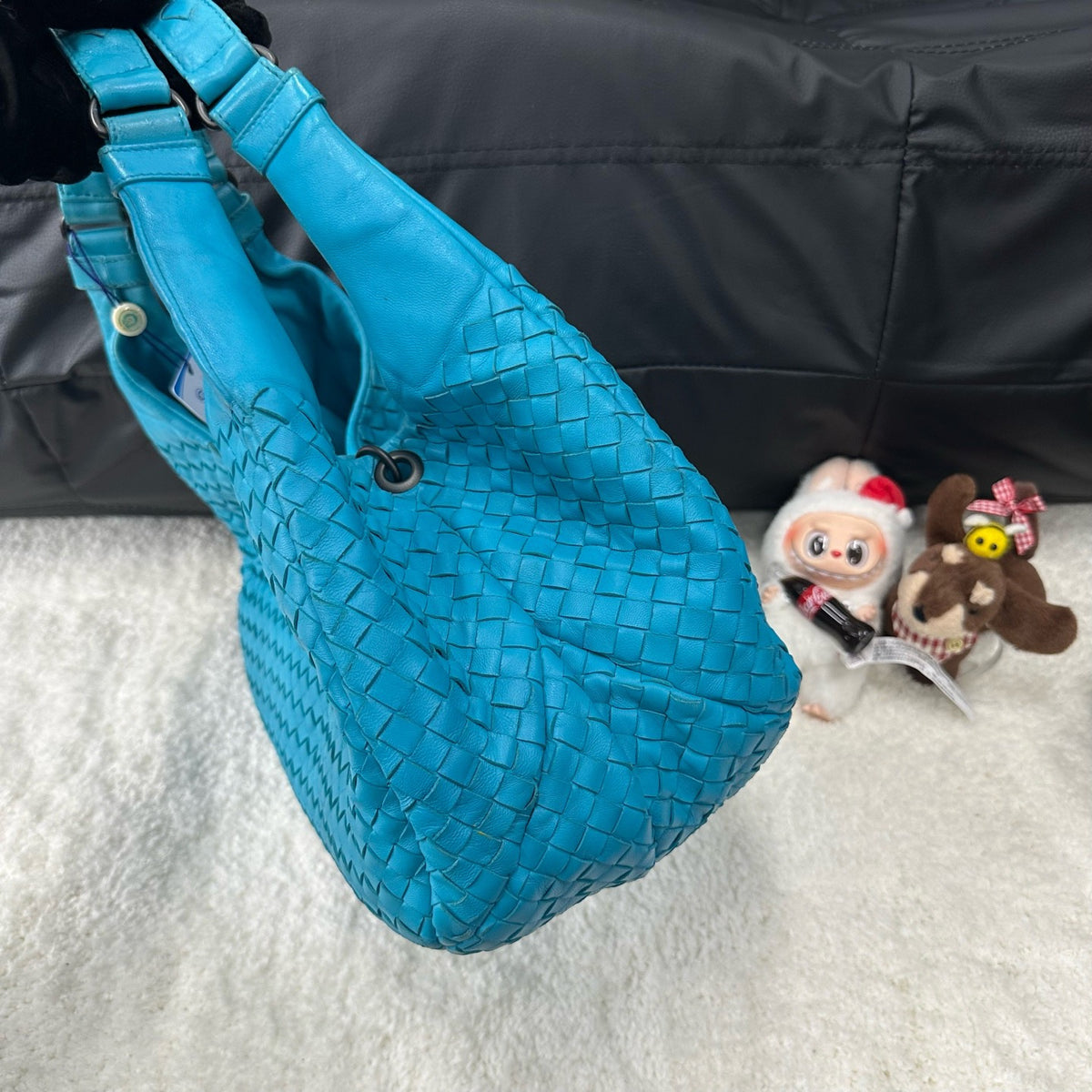 Bottega Veneta - Hobo - Leather - Blue - (small)