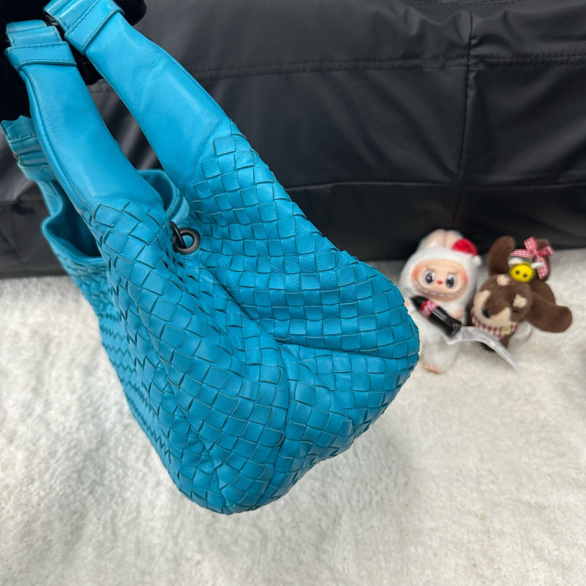 Bottega Veneta - Hobo - Leather - Blue - (small)
