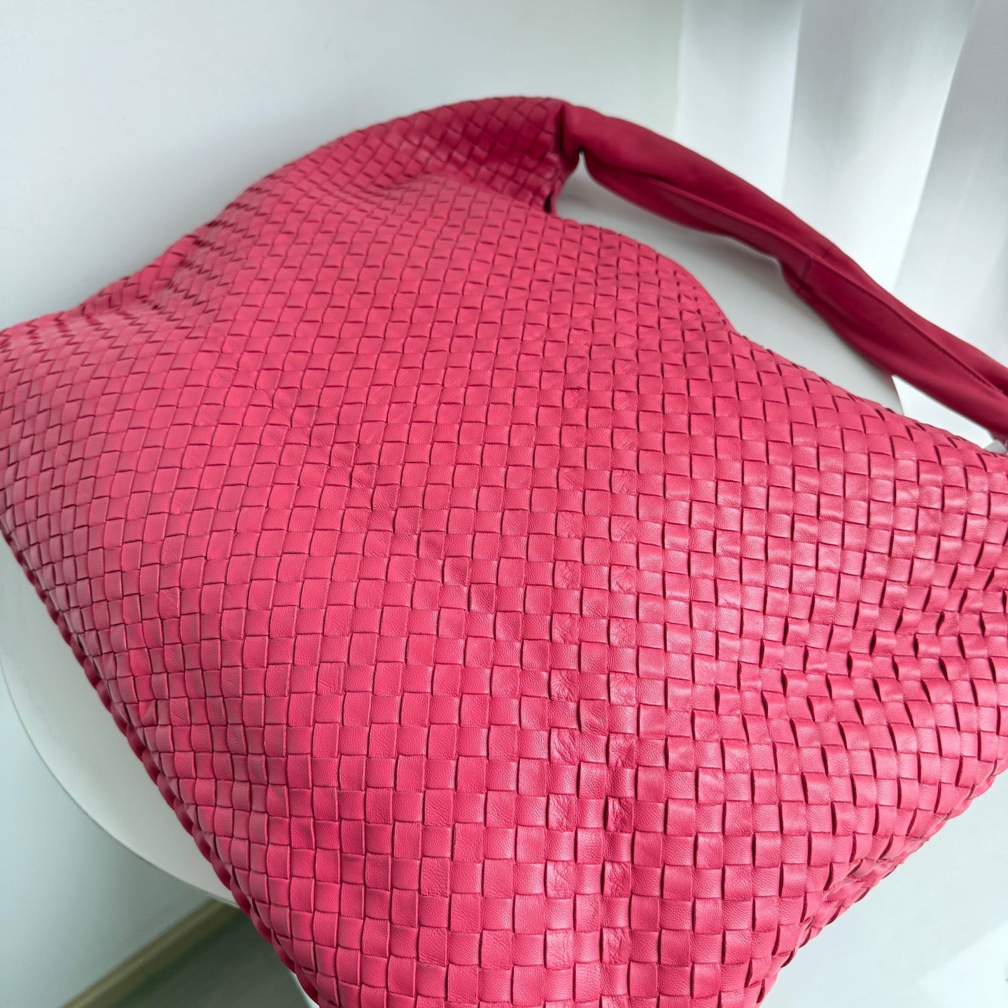 Bottega Veneta - Hobo - Leather - Pink - (large)