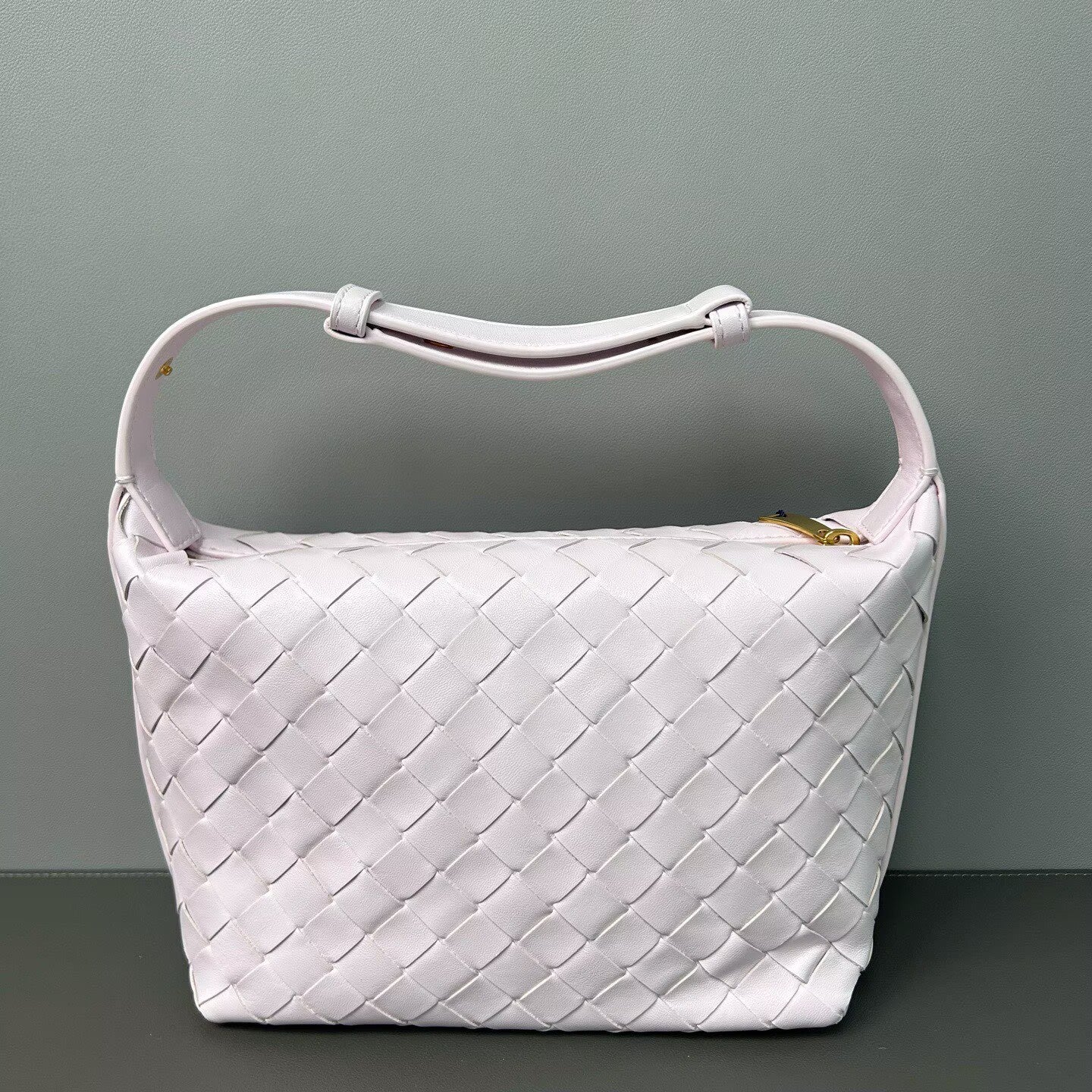 Bottega Veneta - Hobo Lunchbox Bag - Leather - Pink - (small)