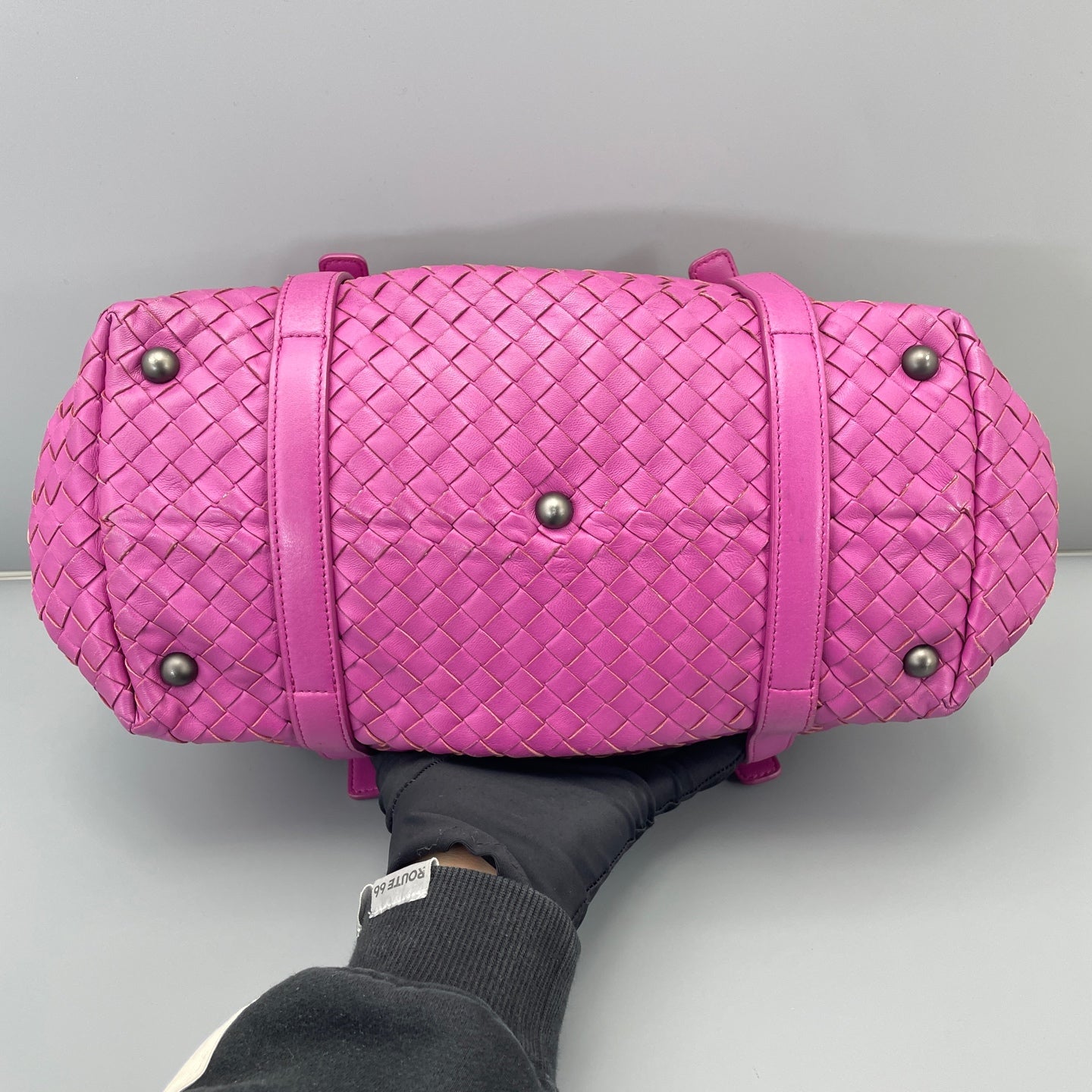 Bottega Veneta - Intrecciato Boston Bag - Leather - Purple - (medium)