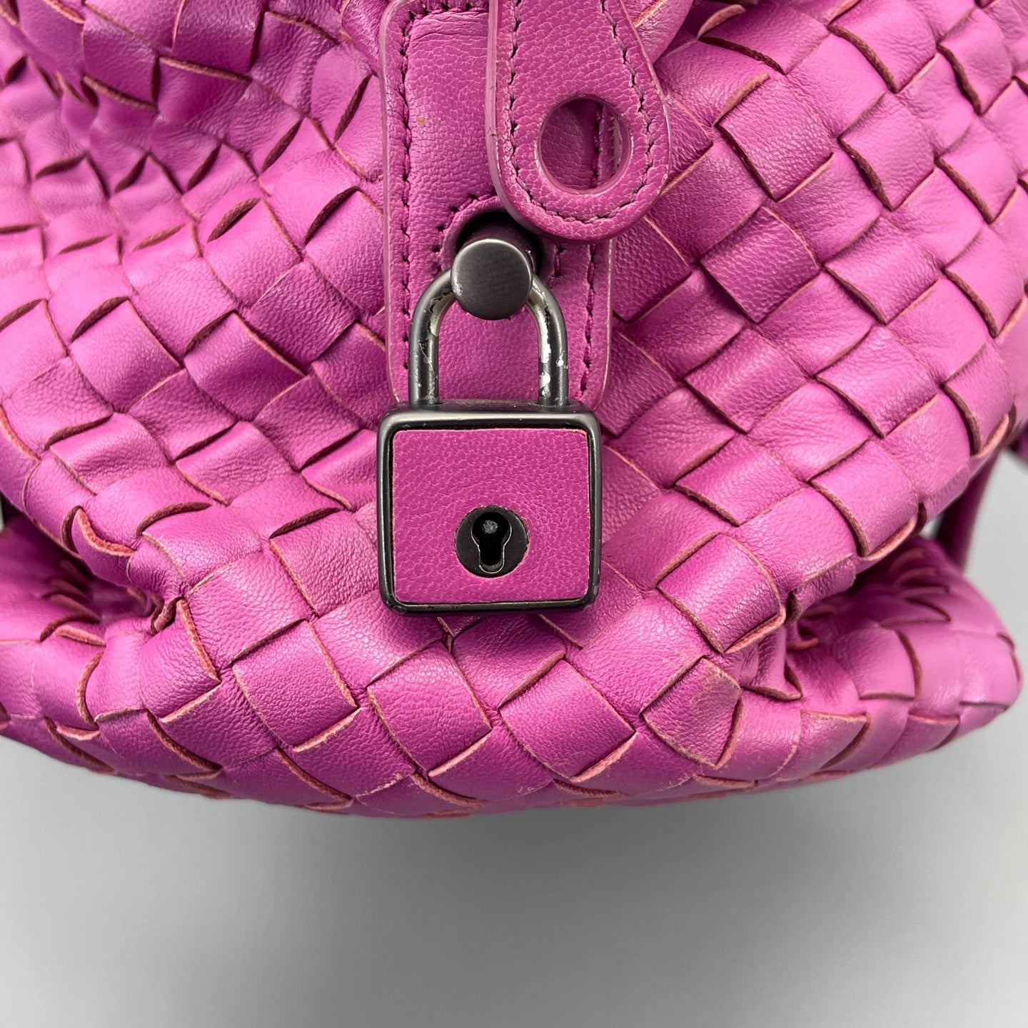 Bottega Veneta - Intrecciato Boston Bag - Leather - Purple - (medium)