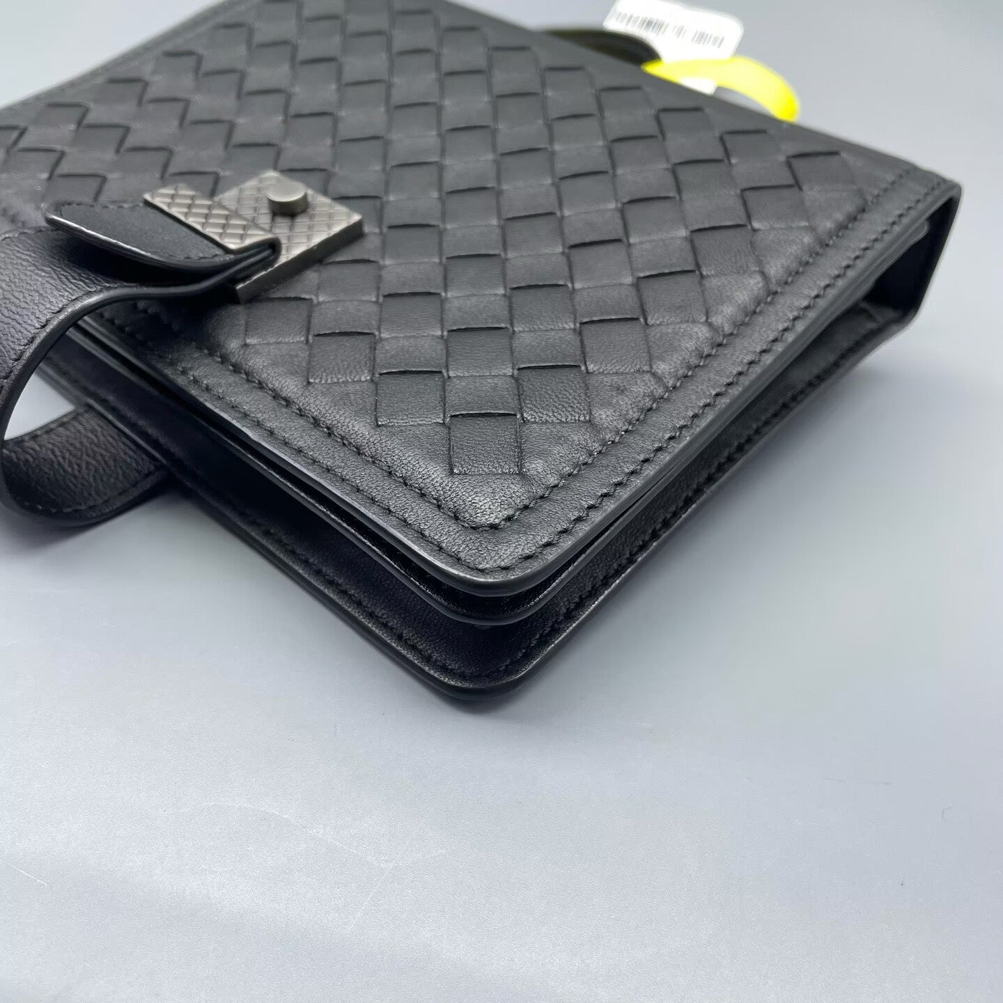 Bottega Veneta - Intrecciato Chain Shoulder Bag - Leather - Black - (mini)