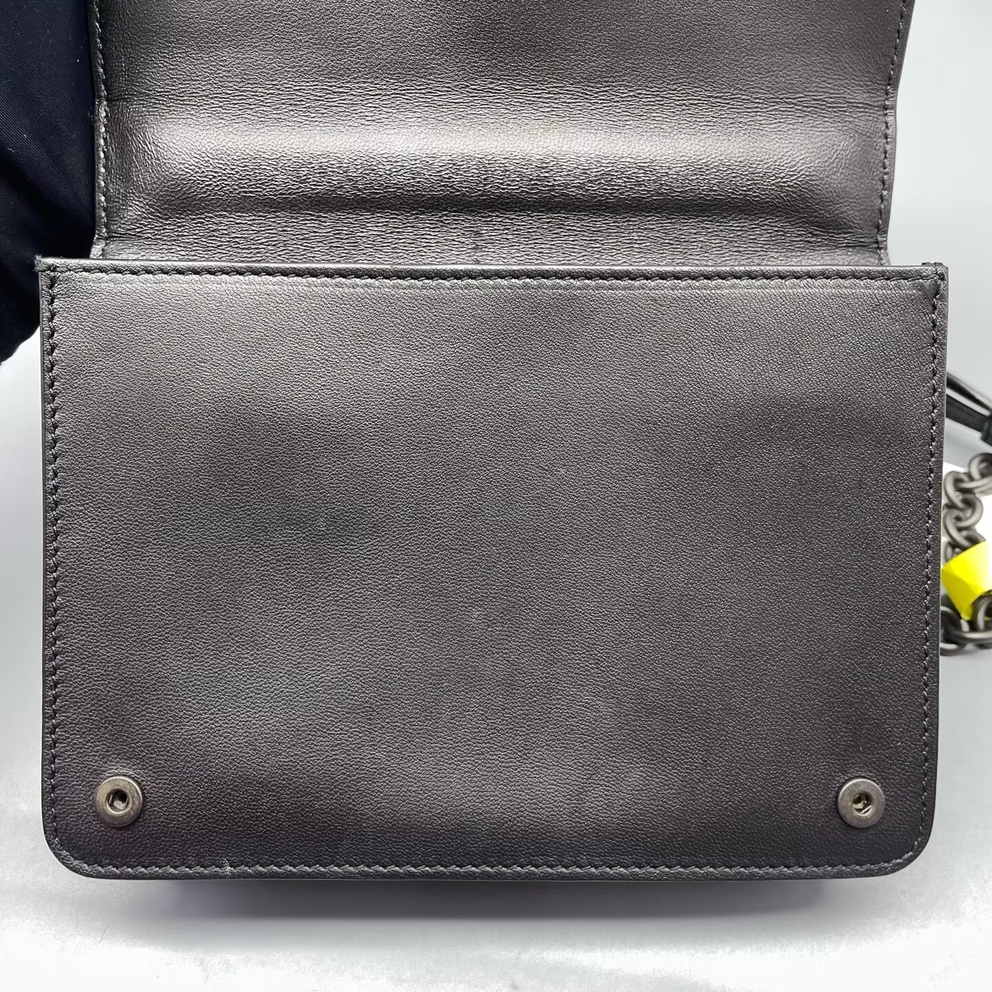 Bottega Veneta - Intrecciato Chain Shoulder Bag - Leather - Black - (mini)