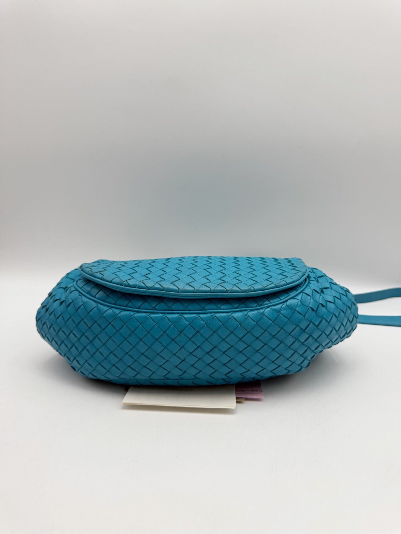 Bottega Veneta - Intrecciato Crossbody - Leather - Blue - (mini)