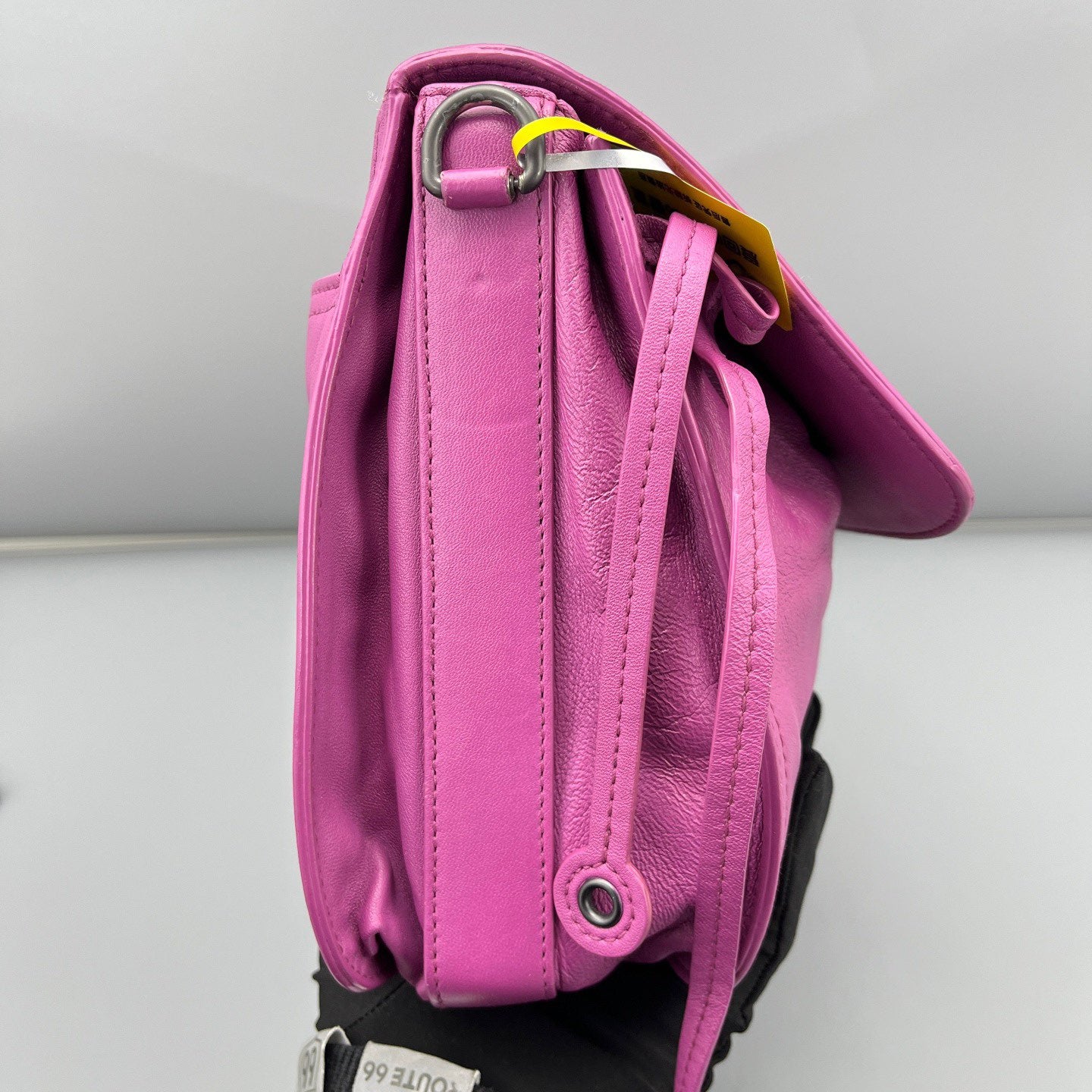 Bottega Veneta - Intrecciato Flap Crossbody - Leather - Purple - (Small)