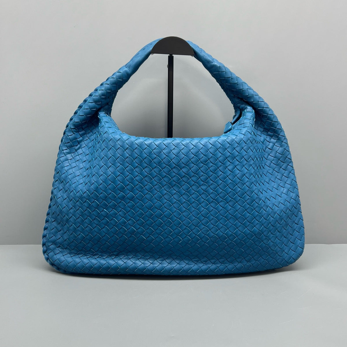 Bottega Veneta - Intrecciato Hobo Bag - Leather - Blue - (large)