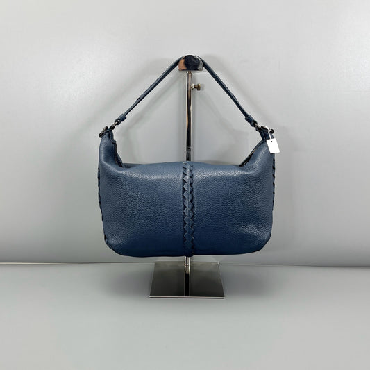Bottega Veneta - Intrecciato Hobo Bag - Leather - Blue - (Small)