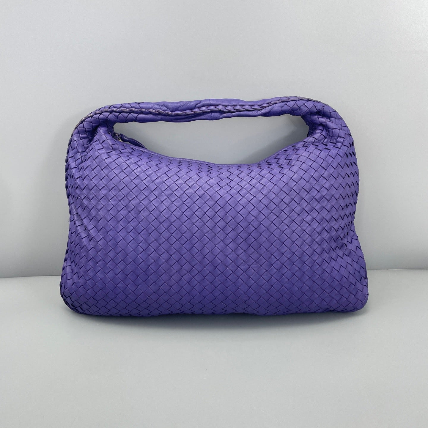 Bottega Veneta - Intrecciato Hobo Bag - Leather - Purple - (medium)