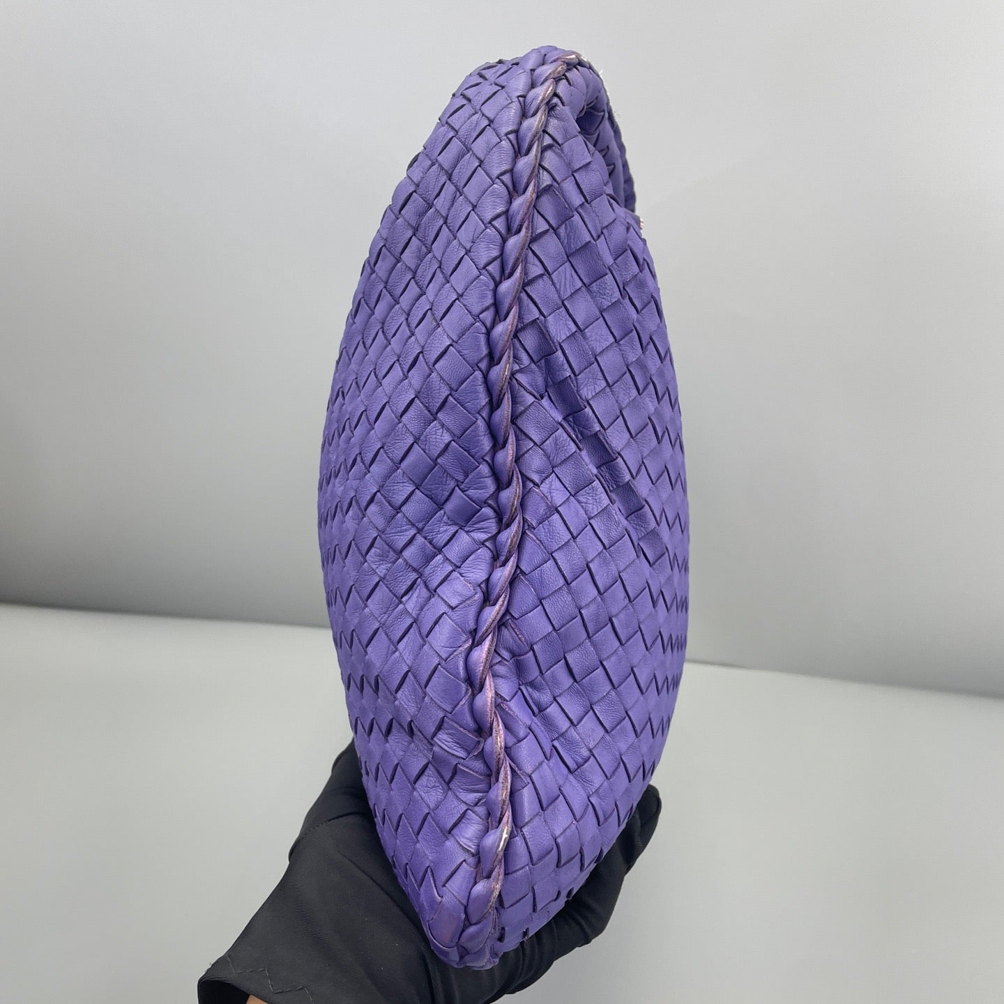 Bottega Veneta - Intrecciato Hobo Bag - Leather - Purple - (medium)