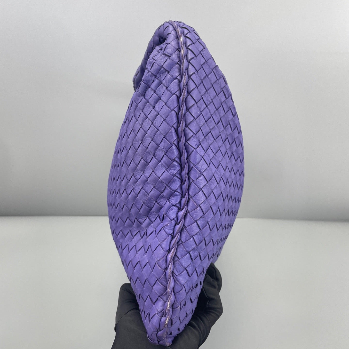 Bottega Veneta - Intrecciato Hobo Bag - Leather - Purple - (medium)