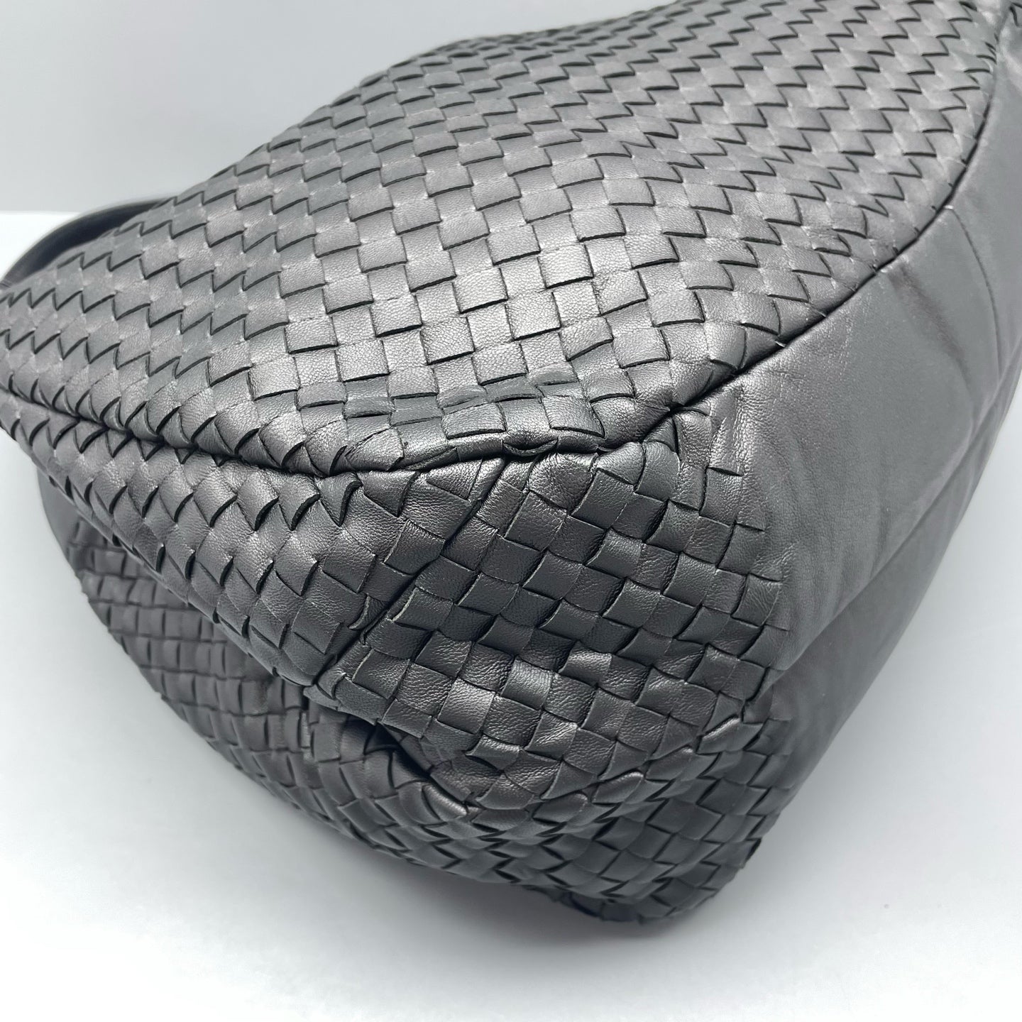 Bottega Veneta - Intrecciato Hobo - Leather - Black - (large)
