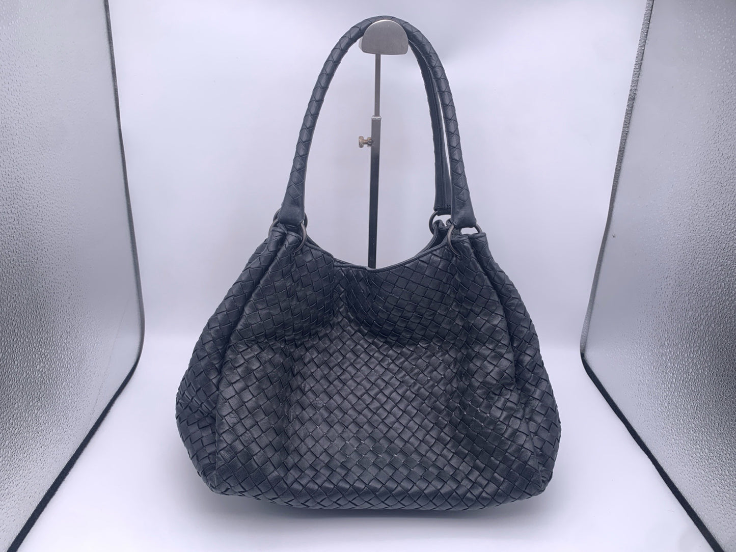 Bottega Veneta - Intrecciato Hobo - Leather - Black - (medium)