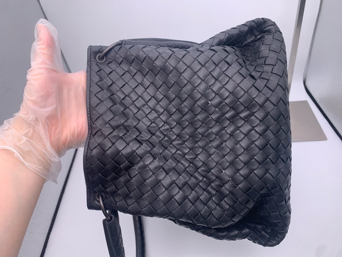 Bottega Veneta - Intrecciato Hobo - Leather - Black - (medium)