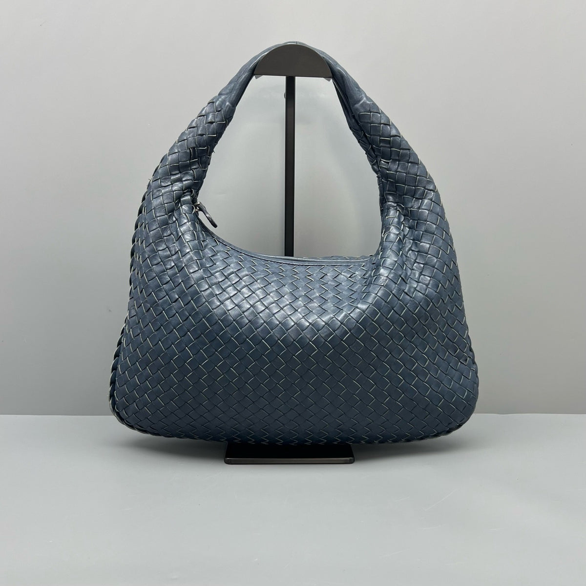 Bottega Veneta - Intrecciato Hobo - Leather - Blue - (medium)