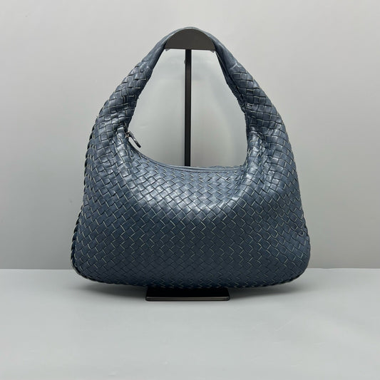 Bottega Veneta - Intrecciato Hobo - Leather - Blue - (medium)