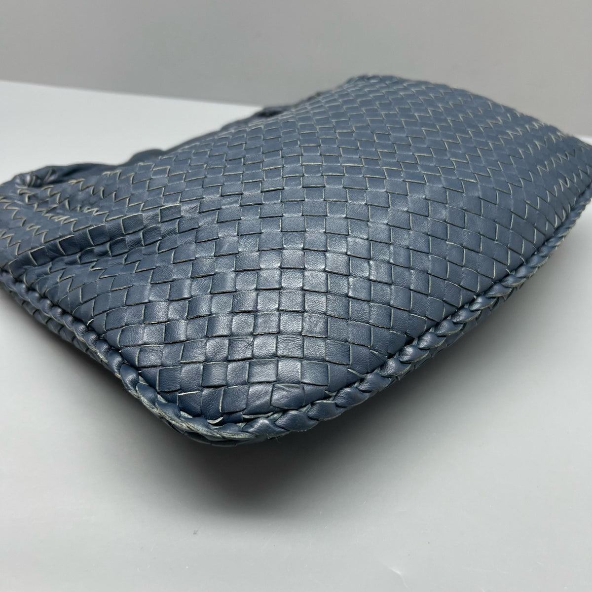 Bottega Veneta - Intrecciato Hobo - Leather - Blue - (medium)