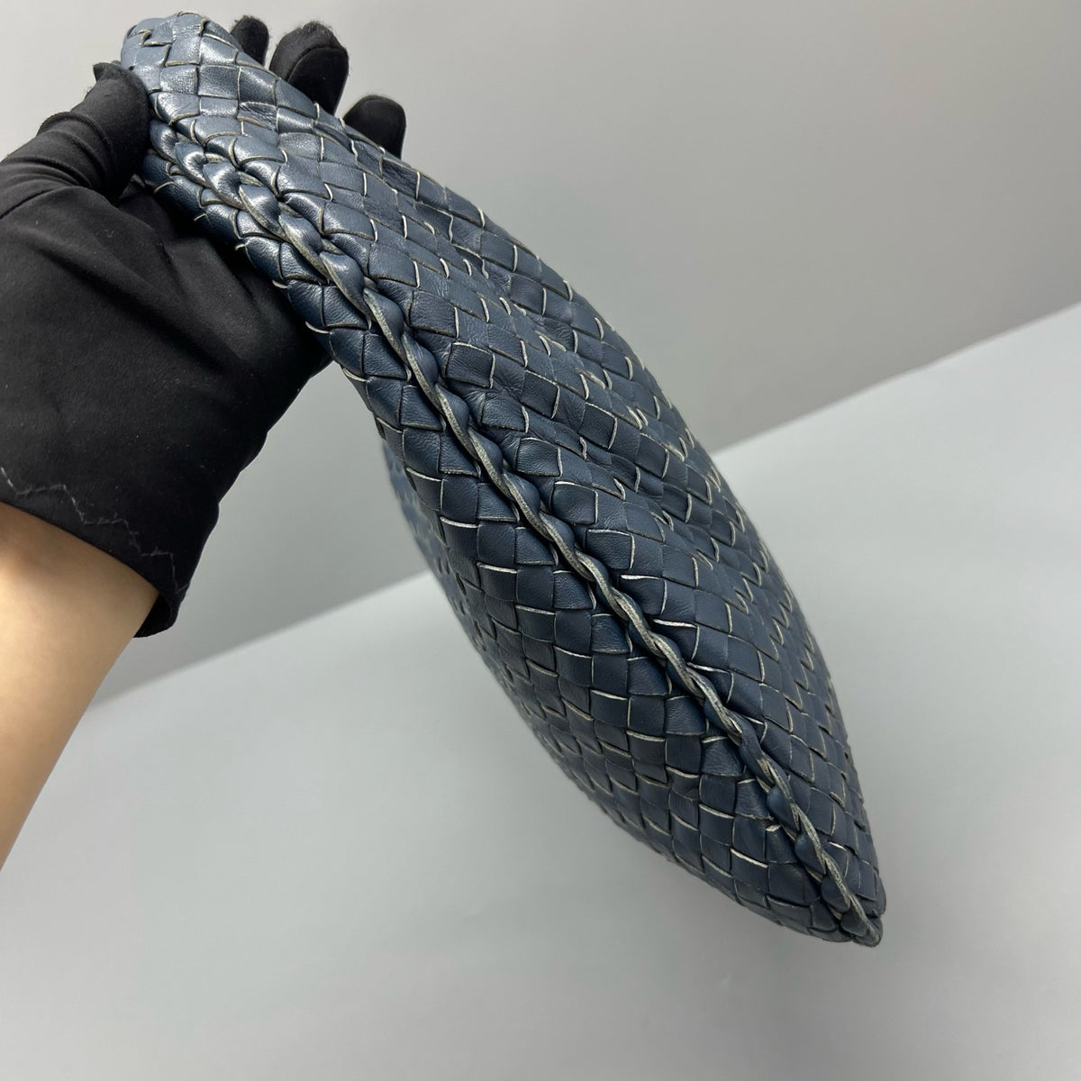 Bottega Veneta - Intrecciato Hobo - Leather - Blue - (medium)