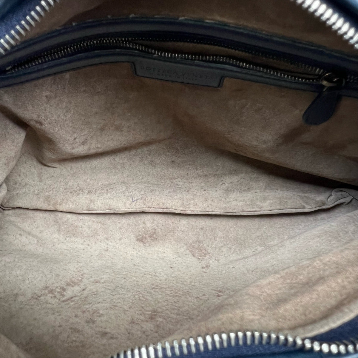 Bottega Veneta - Intrecciato Hobo - Leather - Blue - (medium)