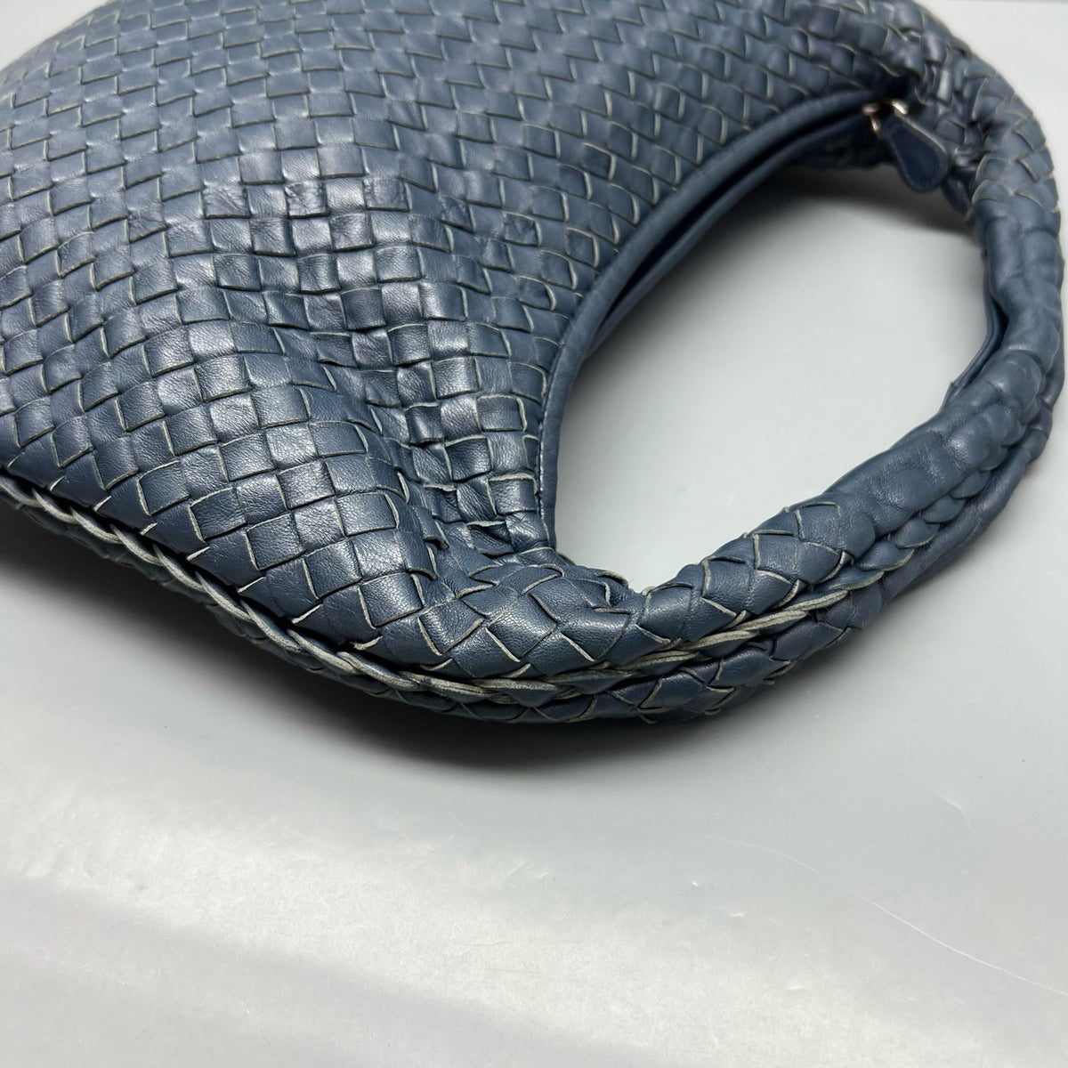 Bottega Veneta - Intrecciato Hobo - Leather - Blue - (medium)